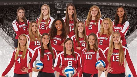 wisconsin volleyball team photos|Volleyball